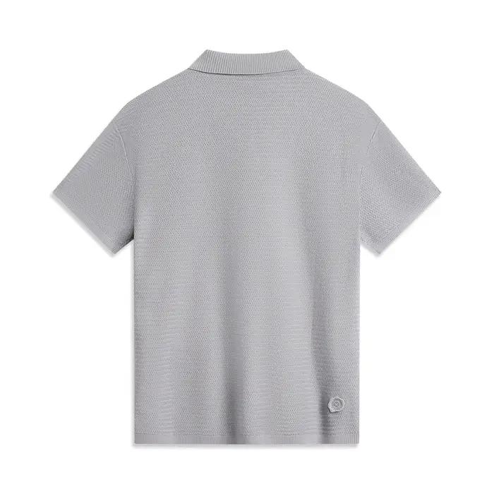 Li-ning hommes Wade pull à manches courtes 68.7% Polyester 31.3% coton coupe régulière doublure conf