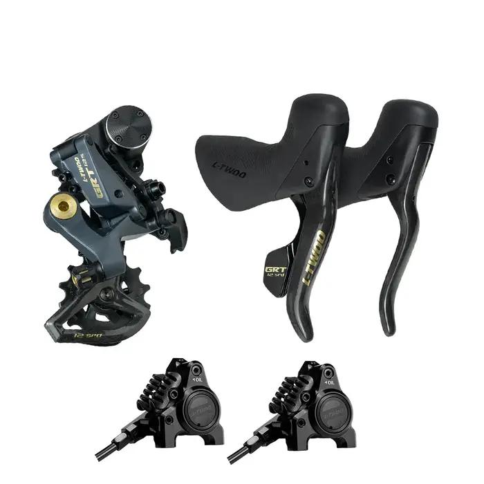 Groupe de transmission LTWOO GRT 12 - Freins à disque hydrauliques 1x12s pour vélo de route/gravel
