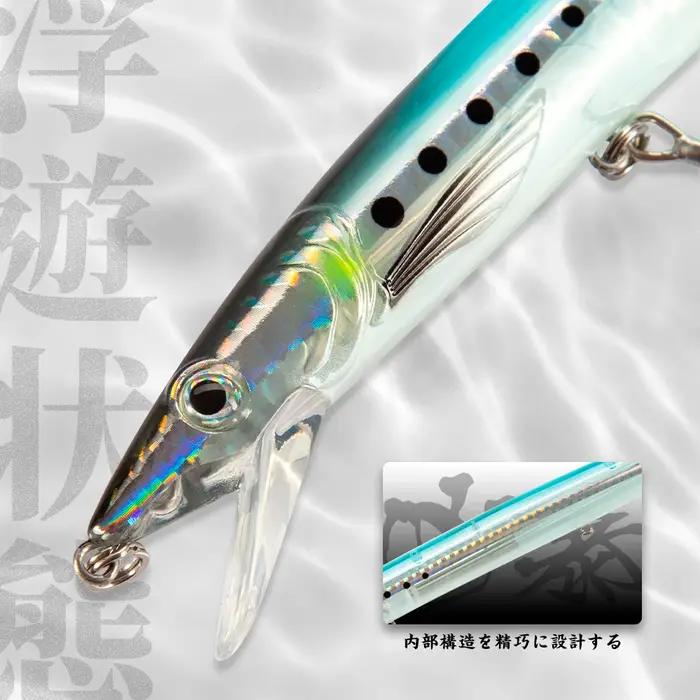 Leurre de pêche Hunthouse Minnow, longue portée, flottant, 143 mm/14 g, 173 mm/23 g, 208 mm/33 g, Je