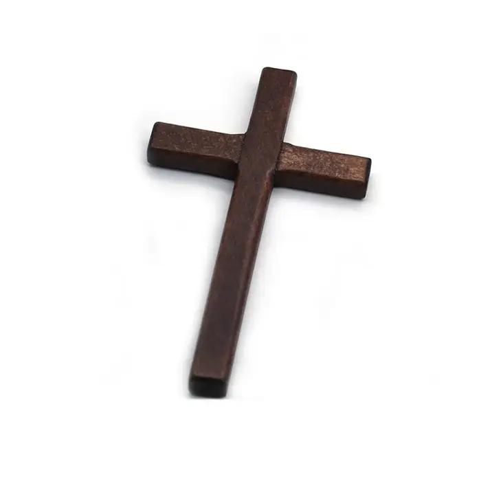 Nouvelle Croix Chrétienne en Bois de 12cm (4,7 pouces), Grand Mur Long Nina ifix Deux Documents
