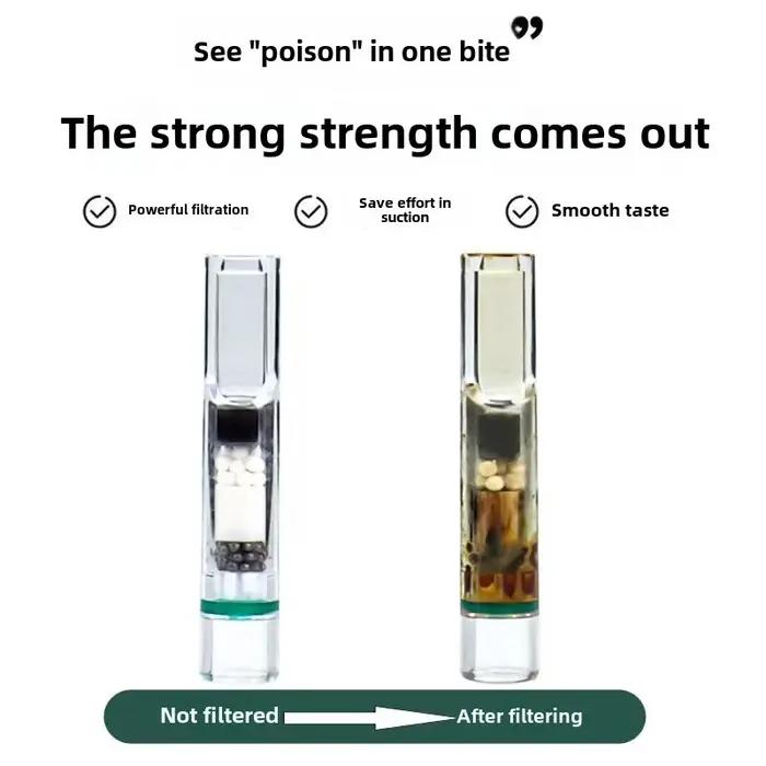 Microfiltre réutilisable anti-craie pour embout de cigarette