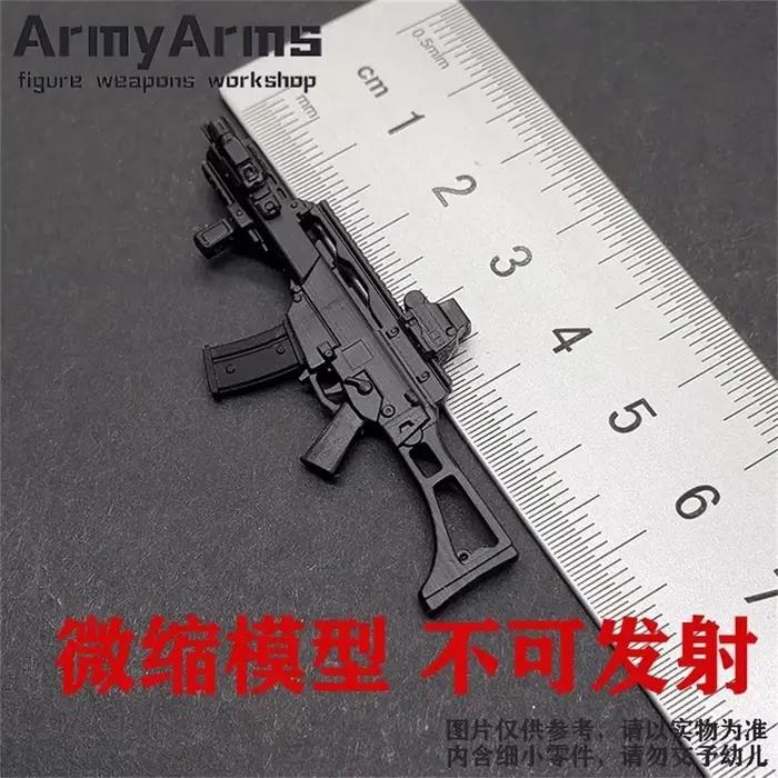 ArmyArms Modèle assemblé HK G36K à l'échelle 1/12, accessoire pour soldat de 6 pouces, COD Dark Zone Battlefield, jouet décoratif militaire