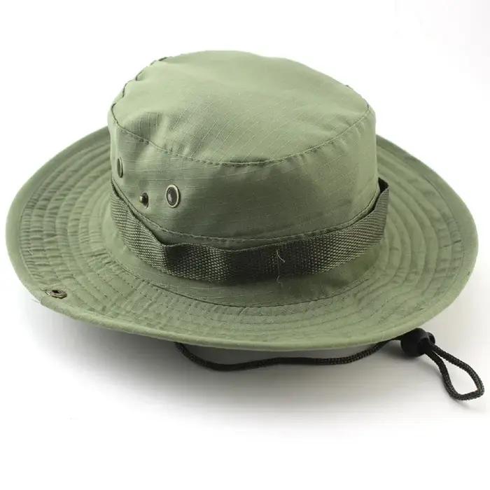 Casquette camouflage chasse pêche randonnée homme - Bonnet Boonie 60cm protection solaire outdoor