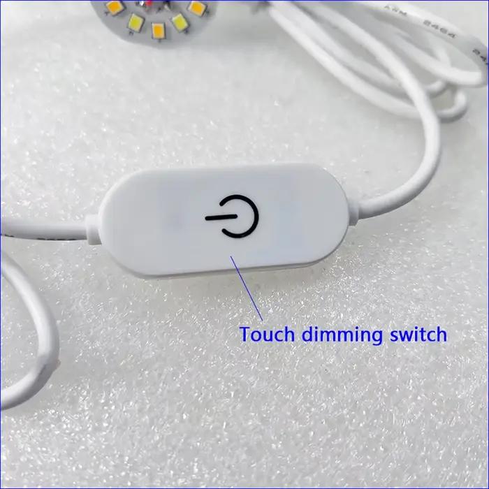 1.5m longueur de ligne DC 5V USB LED lumières 3 couleurs 3W 10W lampe de bureau avec interrupteur ta