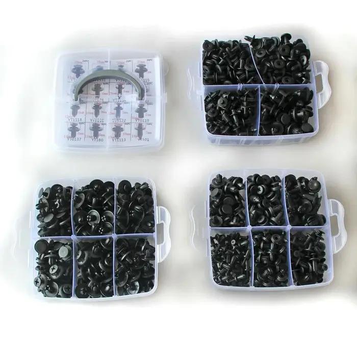 Clips de fixation automatiques, goupille de poussée mixte pour carrosserie de voiture, Rivet de port