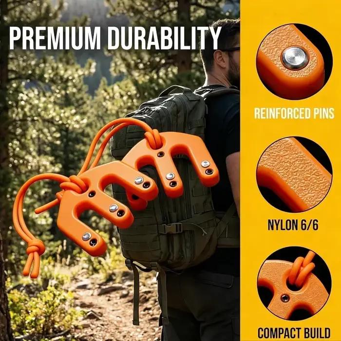 Système de poulies de levage portable résistant aux intempéries pour la chasse tirage dressage sur le terrain camping et randonnée