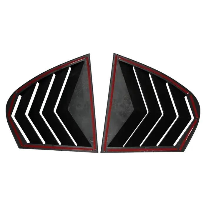 Pour BMW style de voiture persiennes de fenêtre arrière série 5 E60 2004-2010 kits de carrosserie de