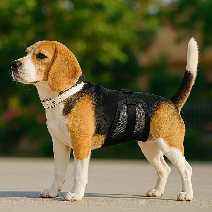 Culotte de sécurité anti-harcelement pour chien mâle en période d'œstrus