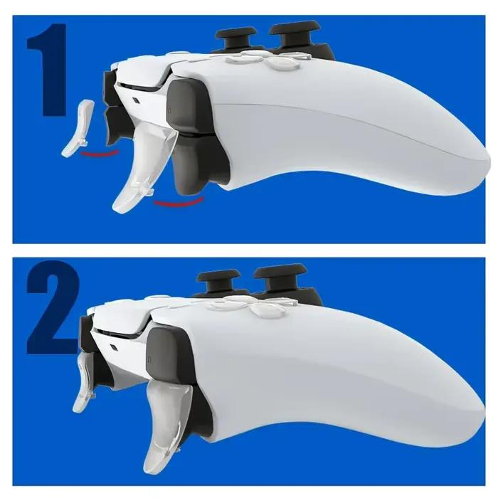 Bouton de déclenchement étendu Data Frog pour PS5 L2/R2, capuchon de clé d-pad pour accessoires de manette de jeu PS5