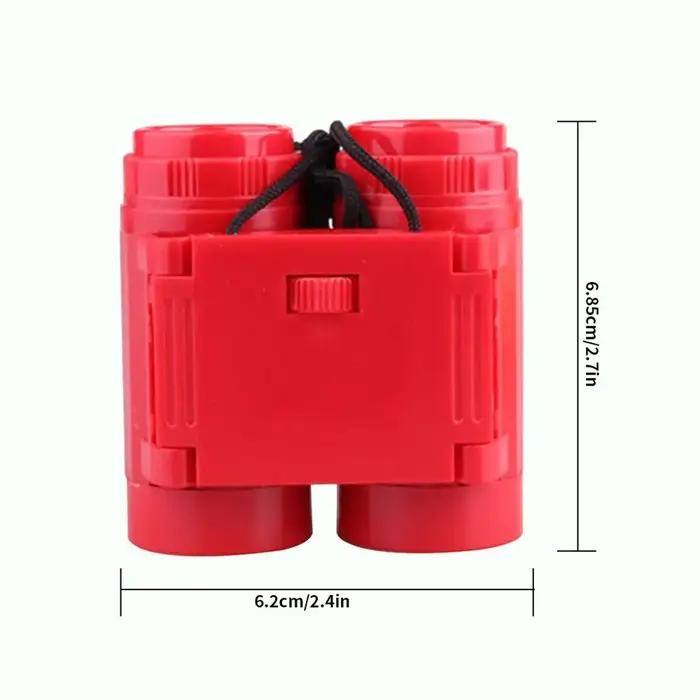Jumelles compactes 2.5x26 pour enfants - Télescope de poche anti-dérapant cadeau initiation chasse