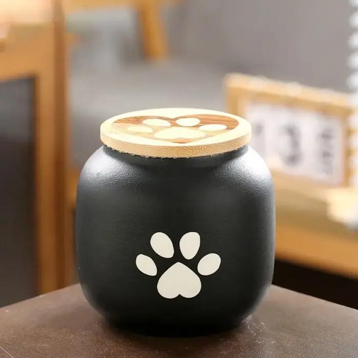 Boîte de rangement de cendres d'animaux en céramique