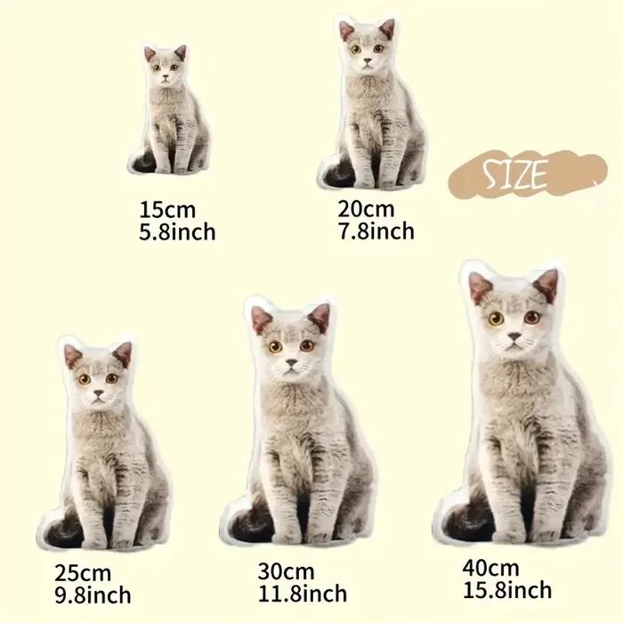 Coussin personnalisé pour animaux de compagnie - Coussins mignons pour chiens et chats avec photo amusante