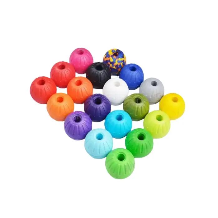 7 cm/9 cm Eva chien de compagnie en plein air formation balle creuse indestructible balle en caoutch