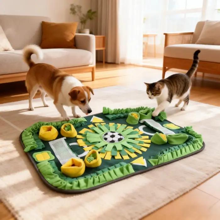 Tapis de reniflement pour chiens de petite taille. Jouets interactifs