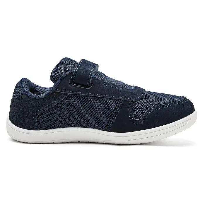 HOBIBEAR enfants chaussures pieds nus à bout large petit/grand/enfant boucle à crochet baskets minim