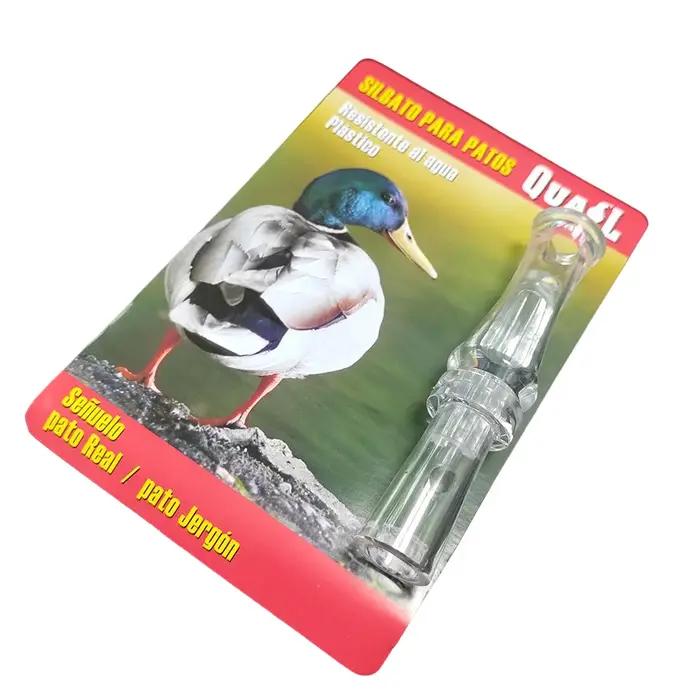Sifflet de chasse en chêne pour canard colvert et oie portable voyage avec leurres pour chasseurs amoureux de la nature et des oiseaux occasions spéciales