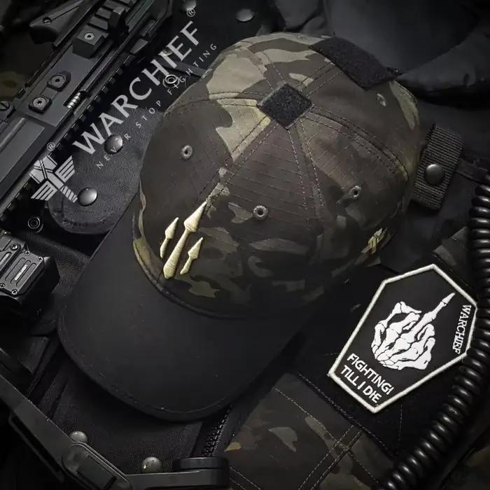 Casquette tactique Poseidon camouflage multicam noir pour chasse - Baseball cap militaire