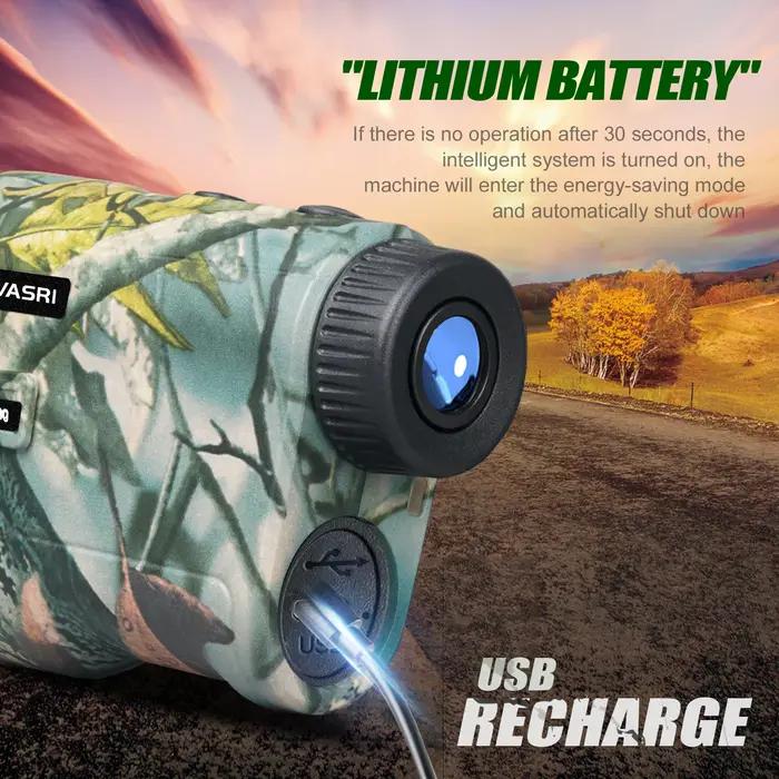 REVASRI 600 1000M télémètre Laser de chasse avec mesure de Distance de hauteur de vitesse d'angle et balayage continu pour la chasse