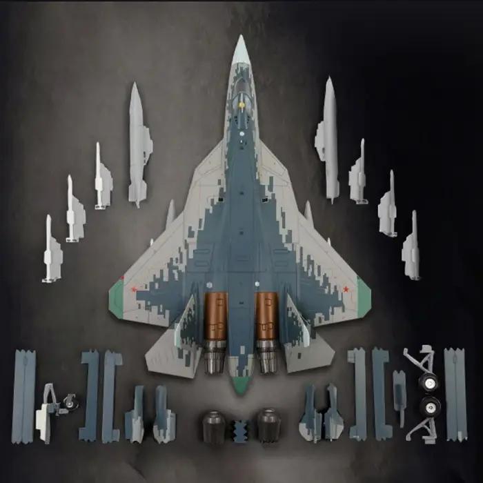 Simulé 1:72 Su-57 Su 57 T50 avion de combat
