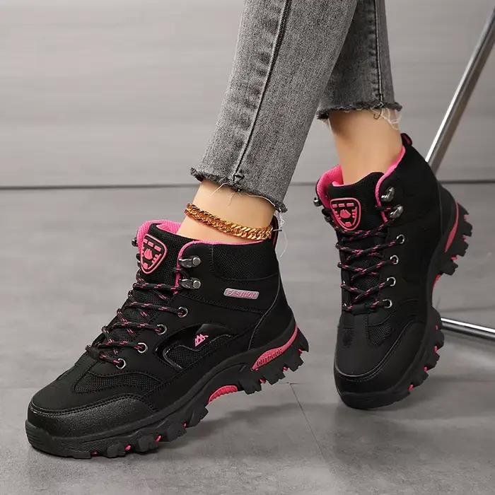 Femmes bottes imperméables en plein air randonnée bottes femmes sécurité travail chaussures marche baskets antidérapant bottines Botas De Mujeres nouveau