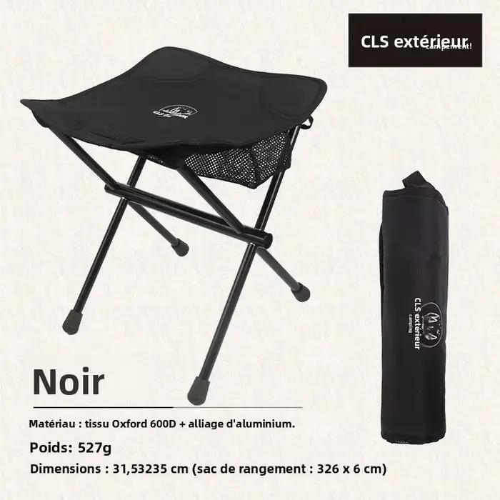 MOUNTAINHIKER extérieur ultraléger pliant chaise de Camping randonnée voyage pliable pêche Portable en alliage d'alumini