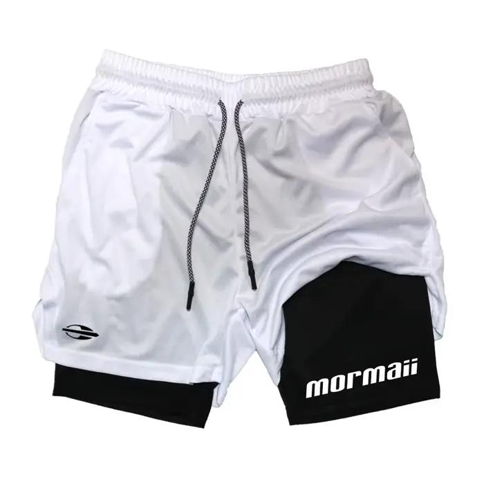 Shorts de sport pour homme en polyester tricoté, shorts de tennis, badminton et course à pied pour les quatre saisons