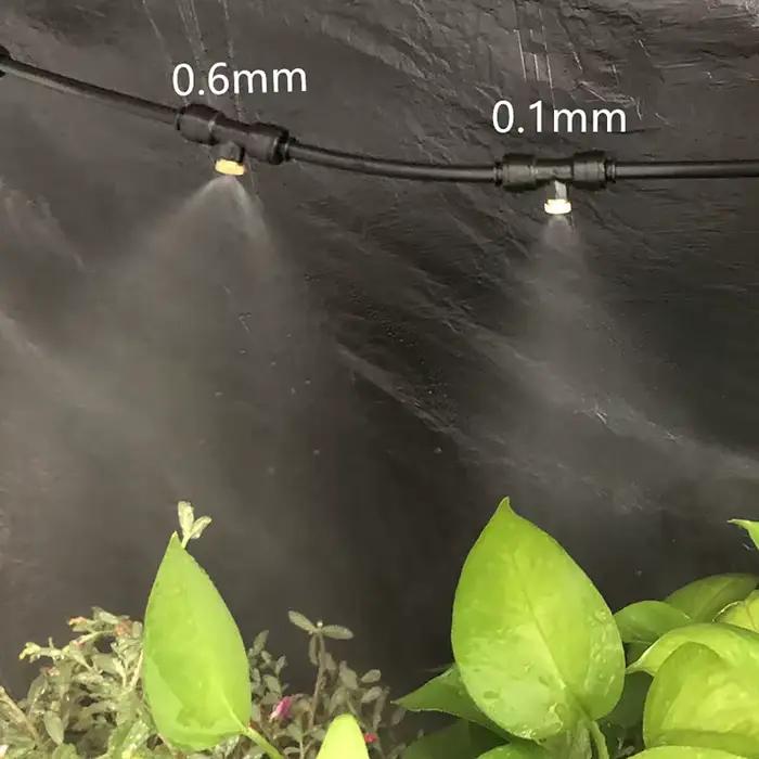 Atomiseur de brouillard d'eau de jardin 18m sac à dos 5 litres pour humidification et refroidissement extérieur jardinage terrasse patio serre