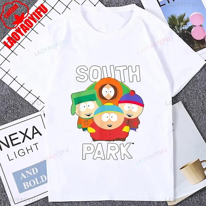 T-shirt South Park Homme Imprimé Vintage Dessin Animé Décontracté Occasions Spéciales