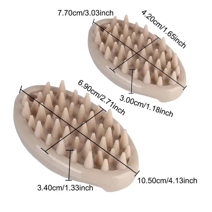 Rapidly Books-Brosse de massage pour animaux de compagnie