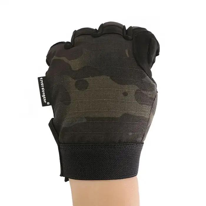Gants camouflage légers EmersonGear EM8726 chasse airsoft combat tactique protection mains camping