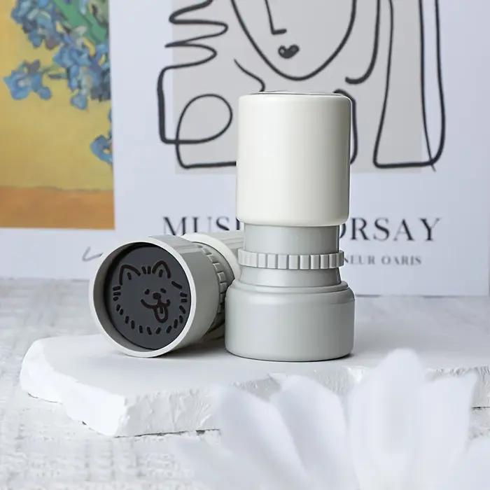 Tampon auto-imprimé chiot mignon pour décoration d'emballage cadeau et personnalisation de carnets occasions spéciales