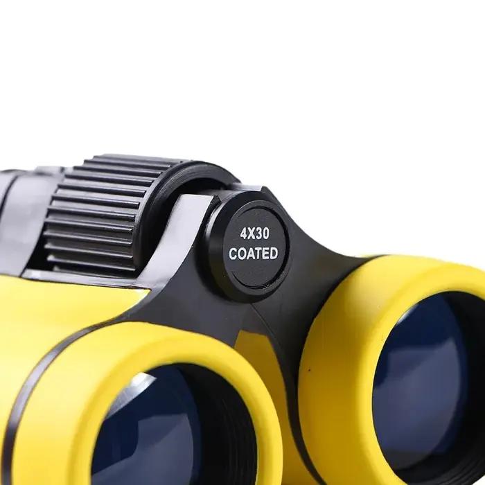 Jumelles enfants 4x30 haute luminosité portable - Cadeau éducatif observation oiseaux initiation chasse