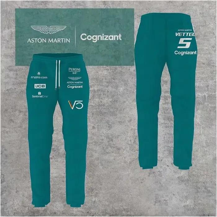 Fernando Alonso 2026 hommes femme unisexe pantalons d'été Aston Martin course costume d'entraînement