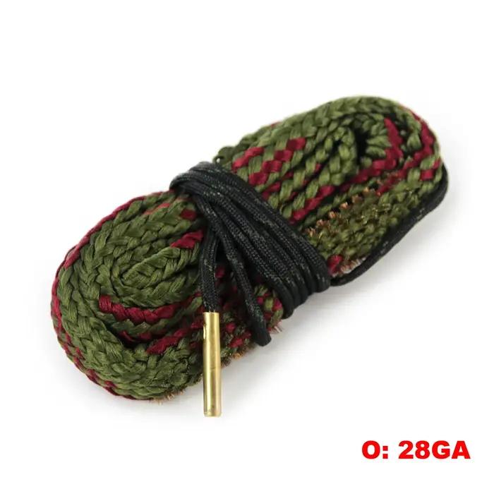 GUGULUZA chasse pistolet alésage nettoyant serpent.22 calibre.30.32cal 16GA 20GA 28GA Kit de nettoyage de fusil outil