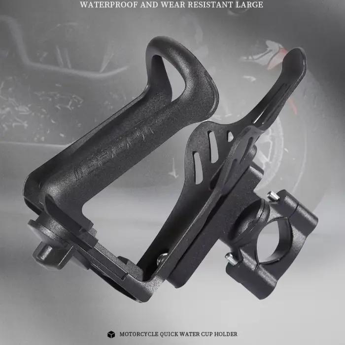 Porte-bouteille de boisson réglable en largeur, pour moto, Scooter, ATV, vélo, adapté aux bouteilles