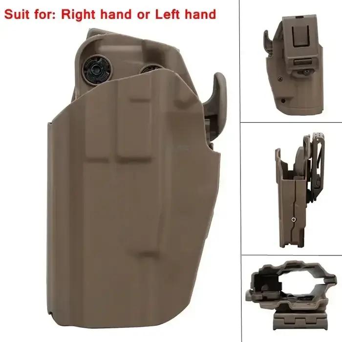 Étui tactique pour pistolet G17 20 21 22 37 SIG P226, étui de ceinture pour pistolet de chasse et de