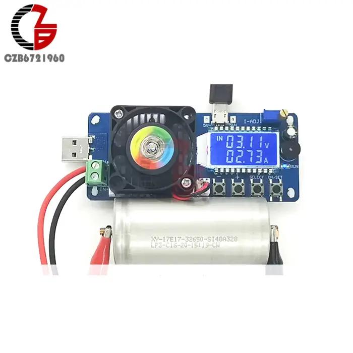 Testeur de charge électronique réglable 4A/5A 25W/35W, voltmètre numérique USB LED, ampèremètre, cap