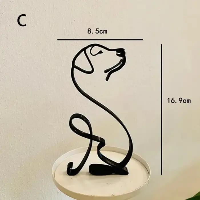 Sculpture d'art créatif en métal