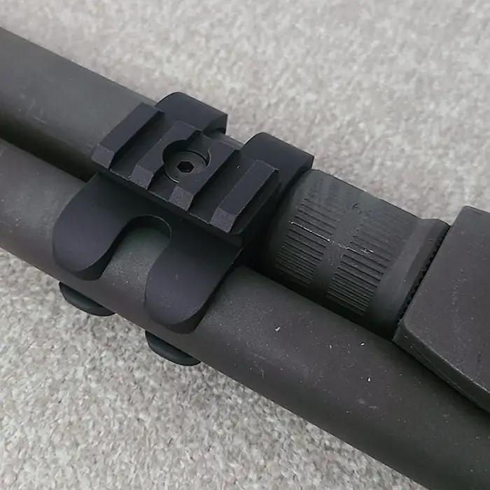 Pince de fixation pour tube de chargeur de fusil de chasse, calibre 12, 870 pour Mossberg 940 JM Pro, 590, SPX 930, Beretta 1301 A300, avec rail pour lampe torche