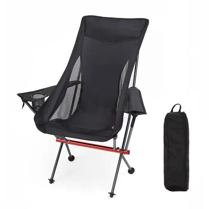 Chaise pliante avec accoudoir en aluminium pour camping pêche randonnée plage occasions spéciales