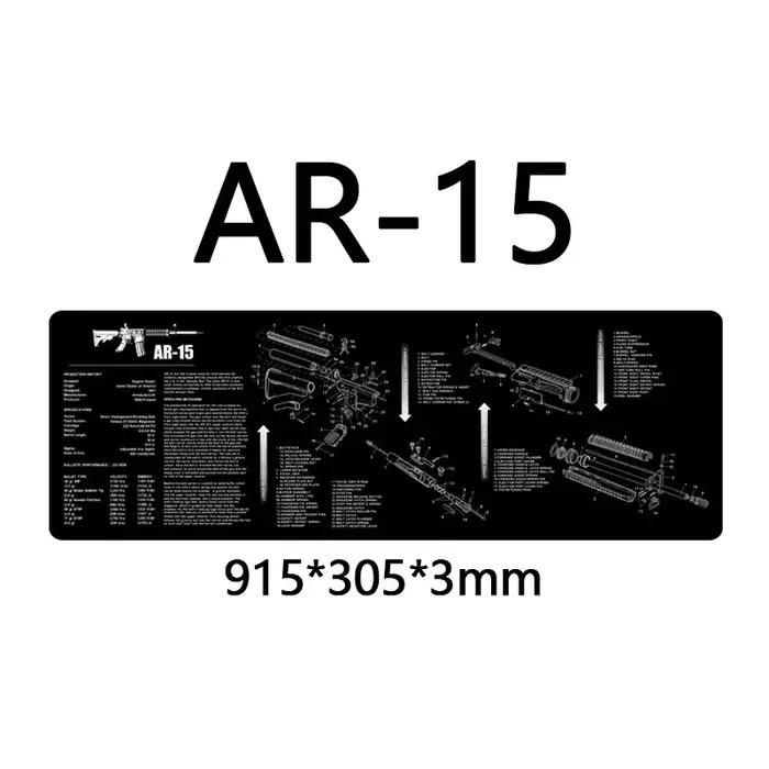 AR-15 AK 47 Remington 870 fusil pistolet smith réparation construire tapis de banc nettoyage en caou