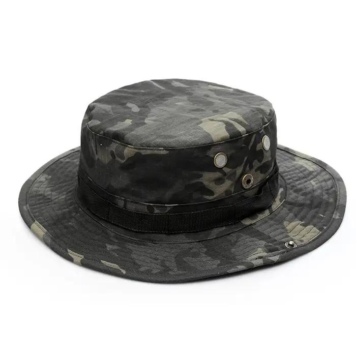 Chapeau d'extérieur épais de qualité supérieure, chapeau Boonie, casquettes de chasse et de camping, chapeau de poisson Suffolk, 23 couleurs, E27, A0E056