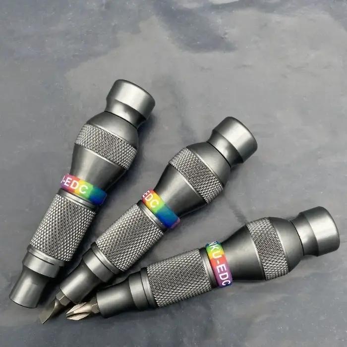 Tournevis de précision professionnels, couple Edc, cliquet précis, poignée en aluminium, Mini outil