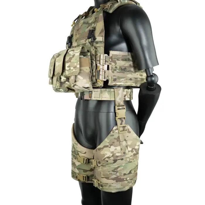 Plaque de fixation tactique pour jambe MOLLE - Accessoire de chasse et airsoft TCmaoyi