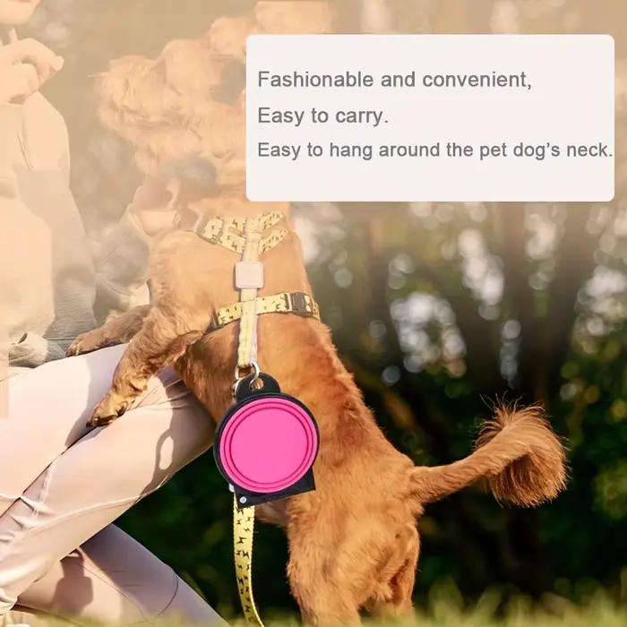 Bol pliable portable pour animaux de compagnie