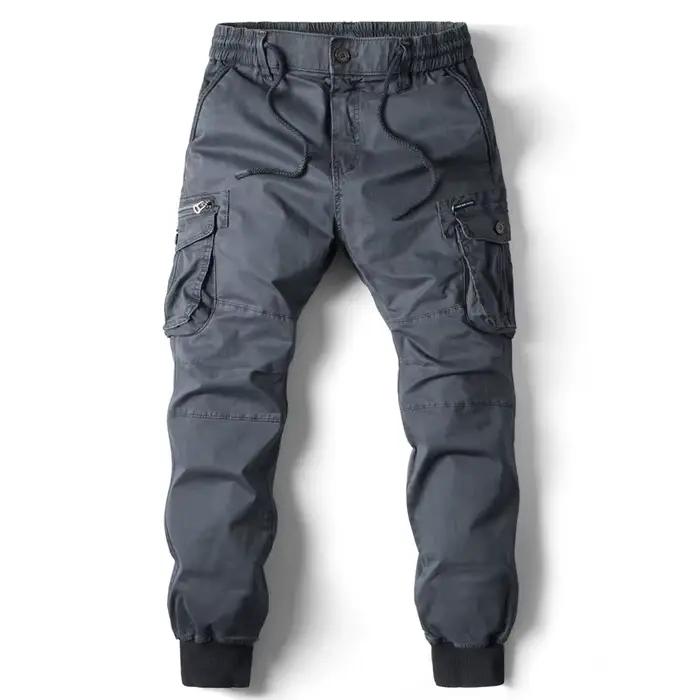 Pantalon cargo militaire chasse coton full length jogging casual tactique homme polyvalent