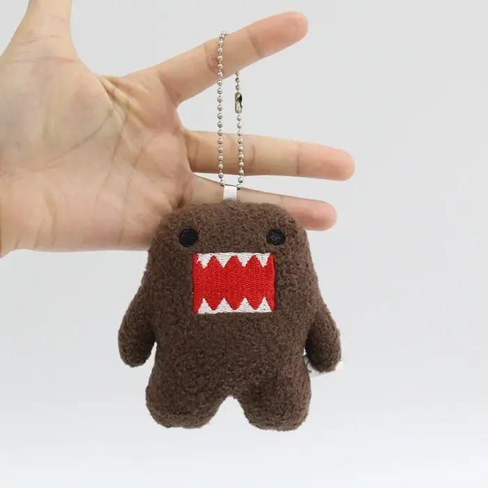 Kawaii mignon Domo Kun peluche porte-clés boule chaîne dessin animé Kawaii mignon sac porte-clés pet
