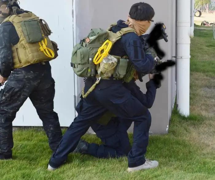 Pantalon tactique chasse Tom Plus bleu foncé GEN3 G3 ripstop spécial forces entraînement randonnée