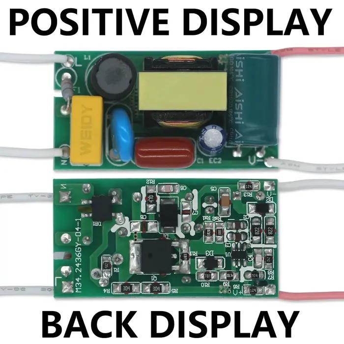 Contrôleur de puissance LED Non isolé 24-36W, pilote LED DC80-120V AC220-240V, alimentation 300mA, t