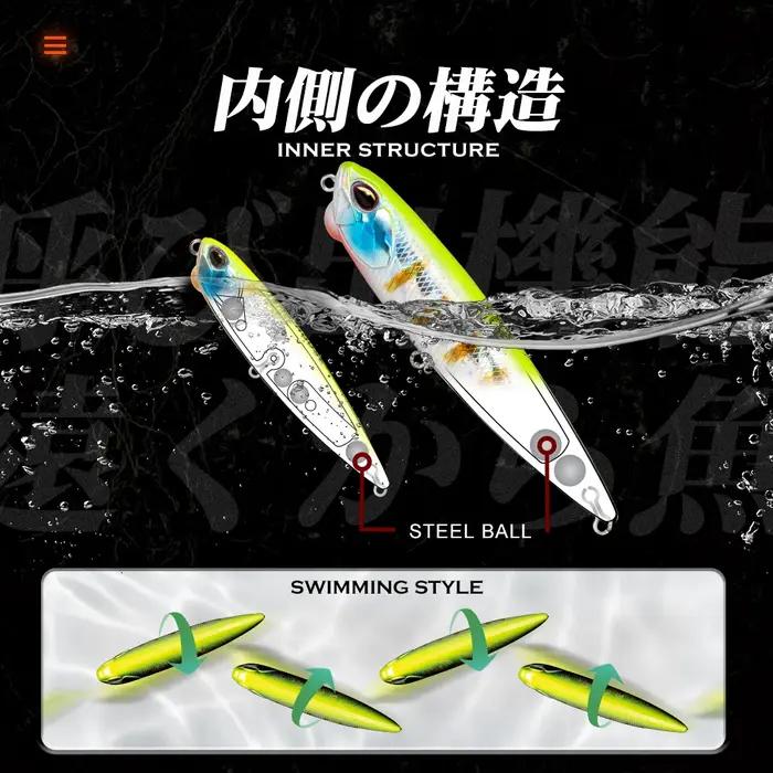 Hunthouse REALIS crayon 65 flottant Stickbait leurre de pêche 65/100mm 5.5/14.5g WTD Action avec son